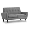 Monza Grey Fabric 2 Seater Sofa
