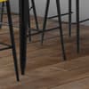 Luxe Mustard Velvet Fabric Bar Stool
