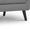 Monza Grey Fabric 2 Seater Sofa