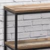 Urban Rustic Oak Wooden 3 Tier Bookcase