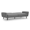 Monza Grey Linen 3 Seater Sofa Bed