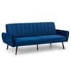 Afina Blue Velvet Sofa Bed