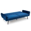 Afina Blue Velvet Sofa Bed