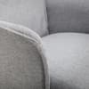 Aria Grey Fabric Rise and Recline Chair