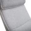 Aria Grey Fabric Rise and Recline Chair