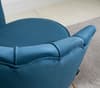 Ariel Blue Fabric Armchair