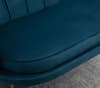 Ariel Blue Fabric 2 Seater Sofa