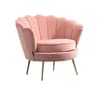 Ariel Coral Fabric Chair