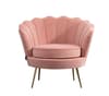 Ariel Coral Fabric Chair
