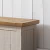 Aspen Grey and Pine Wooden Storage Bench