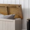 Aspen Grey and Pine Wooden Storage Bench