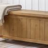 Aspen Pine Wooden Storage Bench