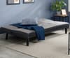 Aurora Grey Velvet Sofa Bed