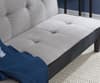 Aurora Grey Velvet Sofa Bed