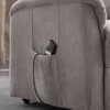 Ava Taupe Chenille Rise and Recline Chair