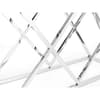 Biarritz Glass and Metal Console Table