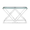 Biarritz Glass and Metal Console Table