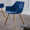 Lorenzo Blue Velvet Dining Chair x 2