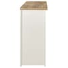 Highgate Cream and Oak 2 Door 2 Drawer Wooden Sideboard