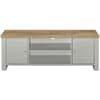 Highgate Grey and Oak Wooden Large TV Unit