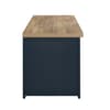Highgate Navy Blue and Oak Wooden Small TV Unit