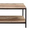 Urban Rustic Oak Wooden Coffee Table