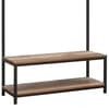 Urban Rustic Oak Wooden Coat Rack