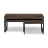 Brooklyn Dark Oak Wooden Nest of Coffee Tables