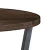 Brooklyn Dark Oak Wooden Round Dining Table