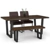 Brooklyn Dark Oak Wooden Rectangular Dining Table