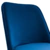 Burgess Blue Velvet Fabric Dining Chair x 2
