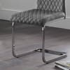 Calabria Grey Velvet Fabric Dining Chair x 4