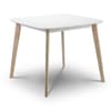 Casa White Wooden Square Dining Table