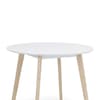 Casa White Wooden Round Dining Table