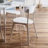 Casa White Wooden Square Dining Table