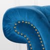 Chester Blue Fabric 2 Seater Sofa