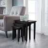 Cleo Black Wooden Nest of Tables