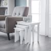 Cleo White Wooden Nest of Tables