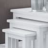 Cleo White Wooden Nest of Tables