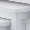 Cleo White Wooden Nest of Tables