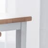 Cleo White and Oak Wooden Nest of Tables
