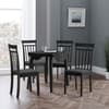 Coast Black Wooden Dining Chair x 2