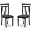 Coast Black Wooden Dining Chair x 2