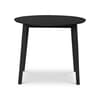 Coast Black Wooden Drop Leaf Dining Table