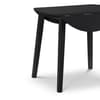 Coast Black Wooden Drop Leaf Dining Table
