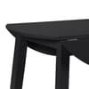 Coast Black Wooden Drop Leaf Dining Table