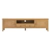 Cotswold Oak Wooden TV Unit