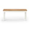 Coxmoor White Wooden Dining Bench
