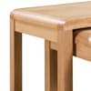 Curve Oak Wooden Nest of Tables