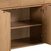 Curve Oak Wooden Sideboard